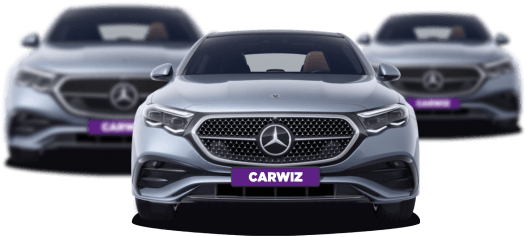Three silver mercedes from carwiz fleet