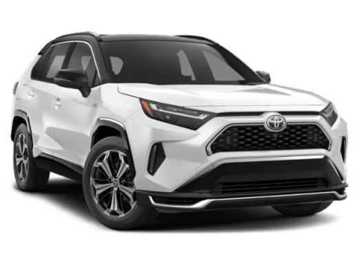 White toyota SUV